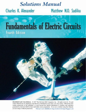 Fundamentals Of Electric Circuits Th Ed Solution Manual Charles