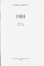 Orwell George — 1984