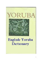 Francisco José. — English Yoruba Dictionary