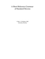 Mark L. Greenberg — A Short Reference Grammar of Standard Slovene