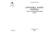 Vladimir Devide — Japanska haiku poezija i njen kulturnopovjesni okvir