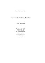 Špehonja Nino. — Vocabolario Italiano - Nediško
