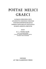 Page, Denys Lionel — Poetae Melici Graeci