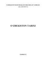 Hasanov B.V. — O‘zbekiston tarixi: Ma’ruzalar kursi