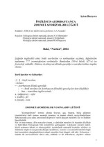 Hacıyeva A. — Ingiliscə-Azərbaycanca Zoometaforizmlər lüğəti