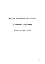 Peter Štih, Vasko Simoniti, Peter Vodopivec — Slovenska zgodovina: družba, politika, kultura