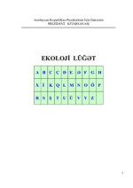 Məmmədov Q.Ş. Xəlilov M.Y. — Ekoloji lüğət