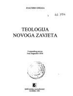 Joachim Gnilka — Teologija Novog Zavjeta
