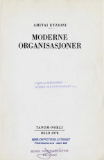 Etzioni, Amitai — Moderne organisasjoner