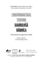 Skujiņa V., Anspoka Z., Kalnbērziņa V., Šalme A. — Lingvodidaktikas terminu skaidrojošā vārdnīca (Толковый словарь лингводидактических терминов)