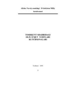 Qilichboyev O. — Toshkent shahridagi oliy o’quv yurtlari kutubxonalari