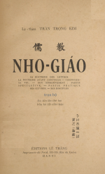 Lệ Thần 麗晨 Trần Trọng Kim 陳仲金 (1882 – 1953) — 儒教 NHO GIÁO / Confucianism - trọn bộ (complete version)