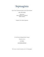Markus Hartmann — SEPTUAGINTA