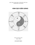 Ths. BS. Kiều Xuân Dũng — Kinh Dịch Diễn Giảng
