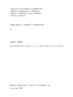 Edvard Kramar — Rešene naloge iz linearne algebre