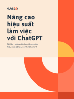 HubSpot — Nâng cao hiệu suất làm việc với ChatGPT