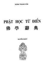 Đoàn Trung Còn (1908–1988) — PHẬT HỌC TỪ ĐIỂN 佛學辭典 A Dictionary of Buddhist Studies vol 1