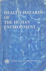 Unknown — HEALTH HAZARDS OF THE HUMAN ENVIRONMENT