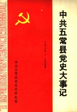  — 中共五党县党史大事记 1946-1988