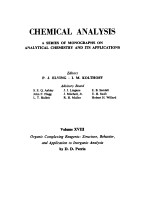 D.D.PERRIN — CHEMICAL ANALYSIS