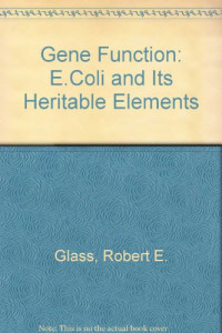 ROBERT E.GLASS, Glass, Robert E, Robert E. Glass — GENE FUNCTION