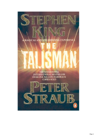 King Stephen; Straub Peter — The Talisman