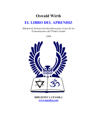 Wirth Oswald — El Libro Del Aprendiz