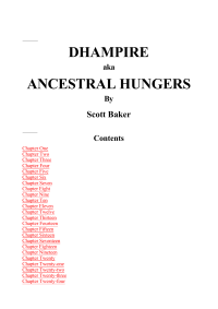 Baker Scott — Dhampire