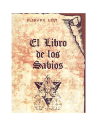 Levi Eliphas — El Libro De Los Sabios