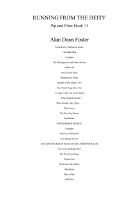 Foster, Alan Dean — Running from the Deity