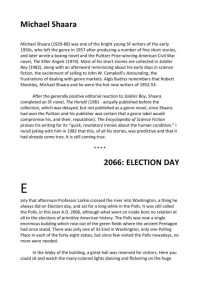 Shaara Michael — 2066 Election Day