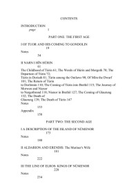 Tolkien, John Ronald Reuel — The First Age