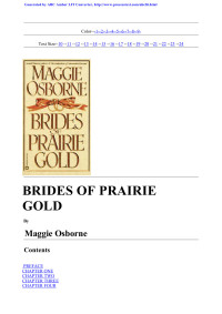 Osborne Maggie — Brides of Prairie Gold