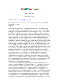 Lovecraft, Howard P — El Ceremonial