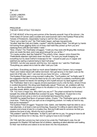 Lynch Scott — The Lies of Locke Lamora