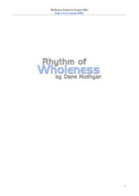 Rudhyar Dane — Rhythm Of Wholeness