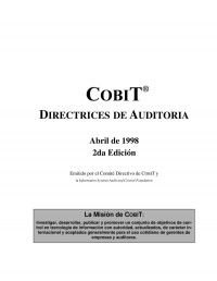 Cobit — Directrices De Auditoria