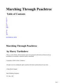 Turtledove Harry — Marching Through Peachtree
