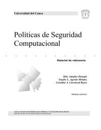 Donado, Siler Amador — Politicas De Seguridad Computacional