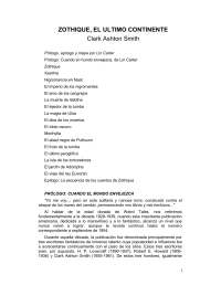 Smith, Clark Ashton — Zothique, El Ultimo Continente