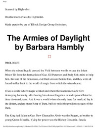 Hambly Barbara — The Armies of Daylight
