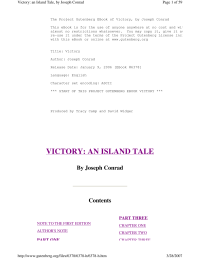 Conrad Joseph — Victory