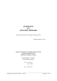  — Ecografia En Atencion Primaria
