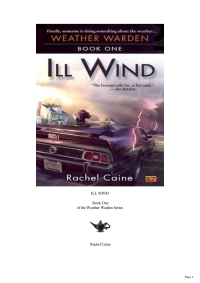 Caine Rachel — Ill Wind