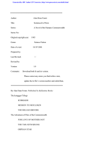 Foster, Alan Dean — Sentenced To Prism