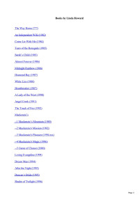 Howard Linda — 36 Books
