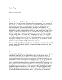 King Stephen — Eyes Of The Dragon