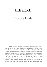 Fowler, Karen Joy — Lieserl