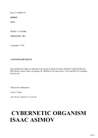 Isaac Asimov, William F. Wu — Cyborg