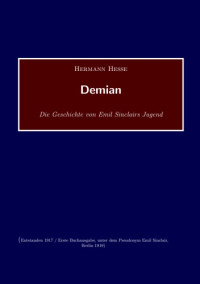 Hermann Hesse — Demian